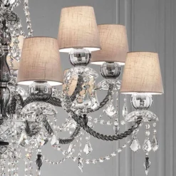 Viadurini Lighting Klassische Kronleuchter-Venezianischer Glas-Kronleuchter mit 12 Lichtern Handgefertigt, Made in Italy - Milagros