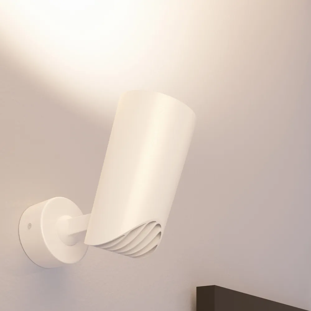 Viadurini Lighting Moderne Deckenleuchten-Verstellbare Spotlight Deckenleuchte aus weißem oder schwarzem Aluminium 4 Stück - Lazzaro