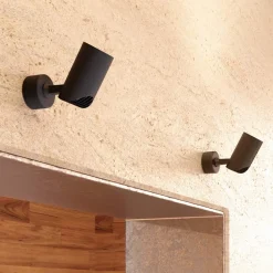 Viadurini Lighting Moderne Deckenleuchten-Verstellbare Spotlight Deckenleuchte aus weißem oder schwarzem Aluminium 4 Stück - Lazzaro