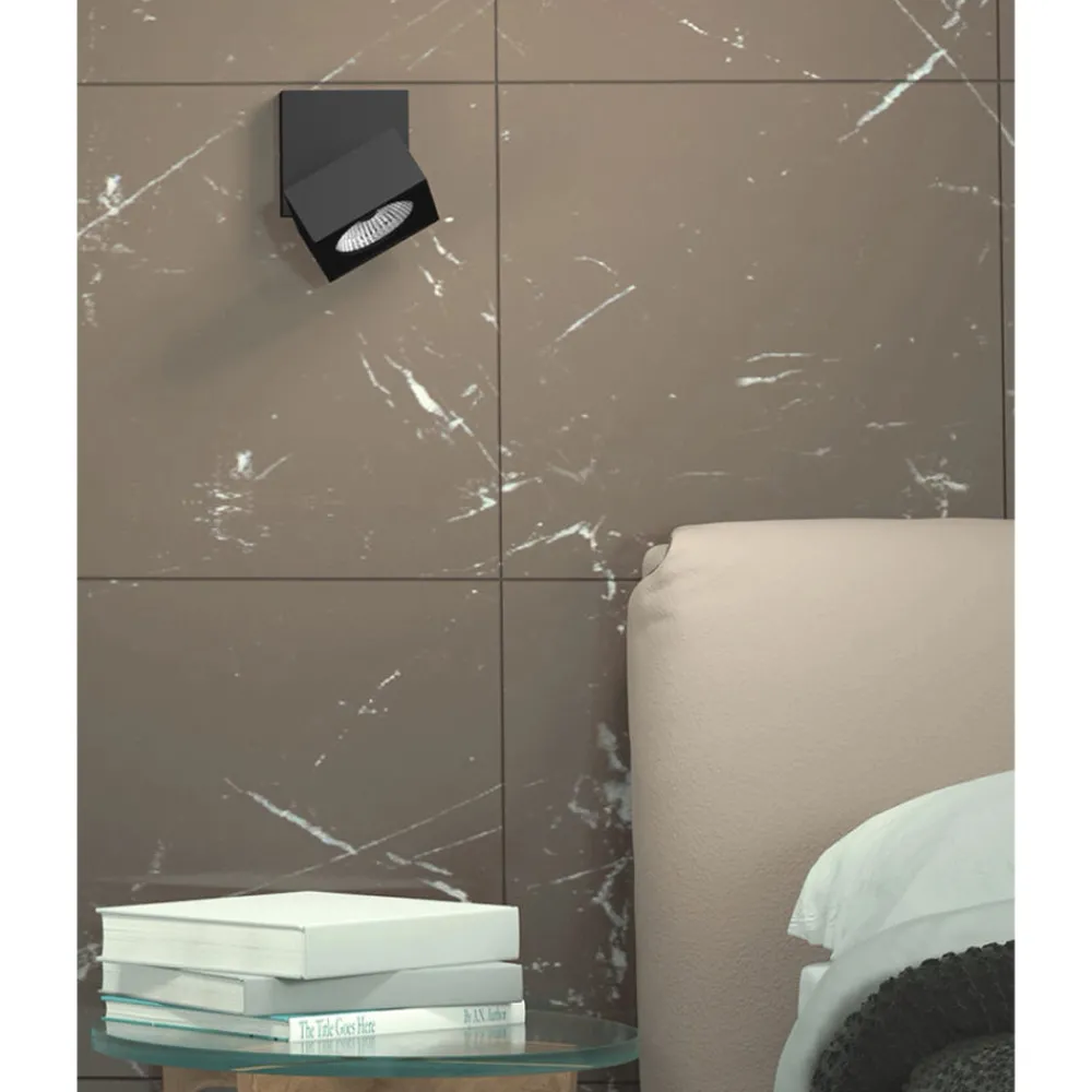 Viadurini Lighting Moderne Wandleuchten-Verstellbare 14W LED-Wandleuchte aus weißem oder schwarzem Aluminium - Vernon