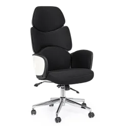 Viadurini Living Bürosessel-Verstellbarer Bürodrehstuhl aus Stahl und Polyester - Luigio