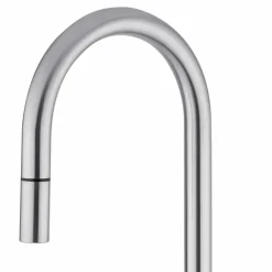 Viadurini Taps Küchenarmaturen-Verstellbarer Edelstahl-Spülbeckenmischer Made in Italy - Lilio