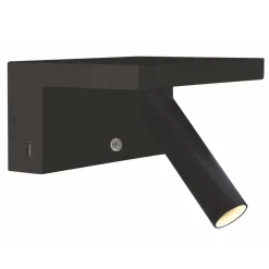Viadurini Lighting Moderne Wandleuchten-Verstellbarer LED-Wandstrahler aus Aluminium mit USB-Anschlüssen - Alena