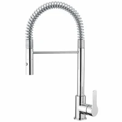 Viadurini Taps Küchenarmaturen-Verstellbarer Waschtischmischer mit Messingfeder Made in Italy - Cardio