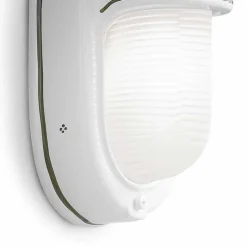 Ferroluce Garten-Wandlampen-Vertikale Außenwandleuchte aus handgemalten Blumen aus Keramik - Brindisi