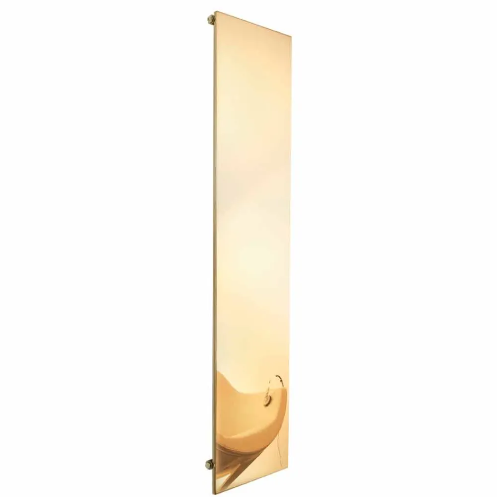 Viadurini Radiators Heizkörper Hydraulisch-Vertikale Strahlungsplatte in Gold Modernes Design Fein bis 595 W - Eis