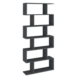 Viadurini Design Moderne Design Bücherregale-Vertikales Design-Wand-Bücherregal Wohnzimmer aus Holz 3 Ausführungen - Minetta