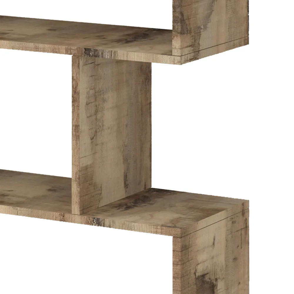 Viadurini Design Moderne Design Bücherregale-Vertikales Design-Wand-Bücherregal Wohnzimmer aus Holz 3 Ausführungen - Minetta