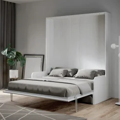 Viadurini Night Design Klappbett-Vertikales Klappbett für Doppelbett mit Sofa Made in Italy - Magiccompare