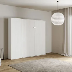 Viadurini Night Design Klappbett-Vertikales Klappbett für Doppelbett mit Säule - Magiccompare