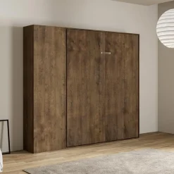 Viadurini Night Design Klappbett-Vertikales Klappbett für Doppelbett mit Säule - Magiccompare