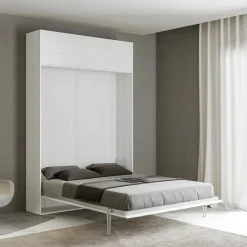 Viadurini Night Design Klappbett-Vertikales Klappbett für Doppelbett mit Wandeinheit - Magiccompare