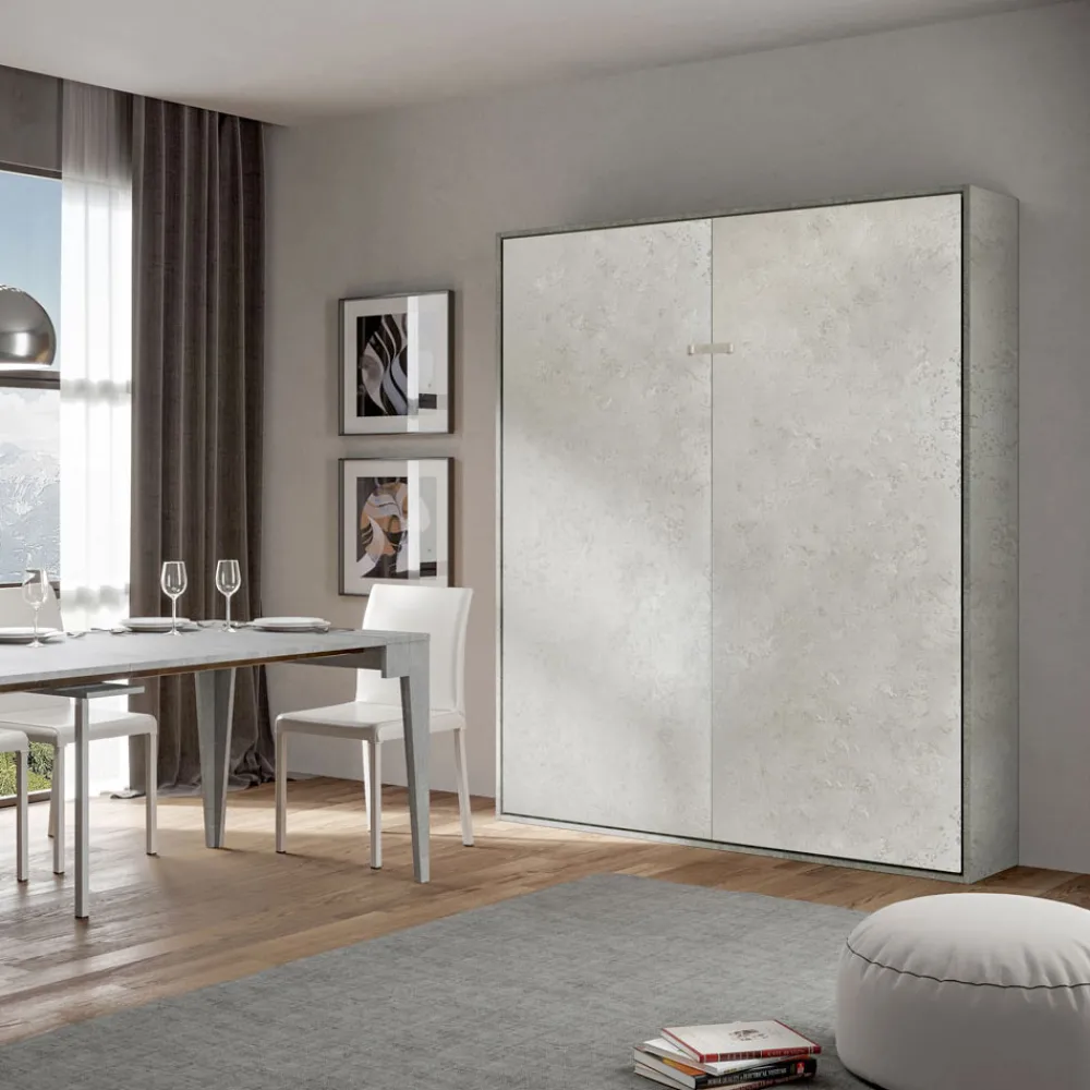 Viadurini Night Design Klappbett-Vertikales Klappbett für Doppelbetten in verschiedenen Ausführungen - Magiccompare