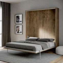 Viadurini Night Design Klappbett-Vertikales Klappbett für Doppelbetten in verschiedenen Ausführungen - Magiccompare