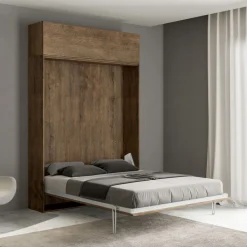 Viadurini Night Design Klappbett-Vertikales Klappbett mit Wandelement - Magiccompare