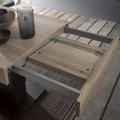 Viadurini Living Tisch Höhenverstellbar-Verwandelbarer Couchtisch in Esstisch aus Holz Made in Italy - Polar