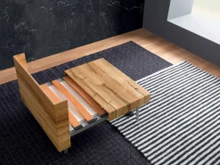 Viadurini Living Tisch Höhenverstellbar-Verwandelnder Couchtisch aus Massivholz Made in Italy - Trabucco