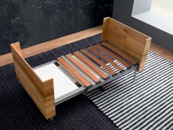 Viadurini Living Tisch Höhenverstellbar-Verwandelnder Couchtisch aus Massivholz Made in Italy - Trabucco