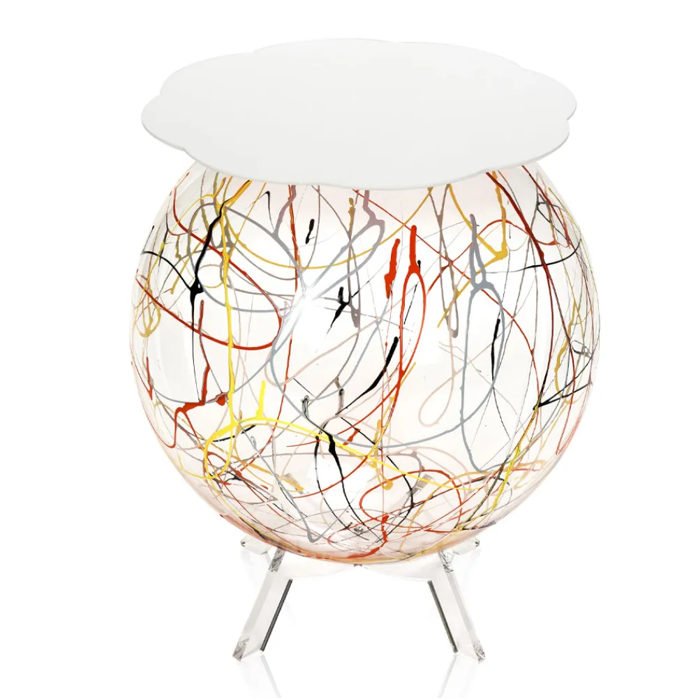 Viadurini Living Nachttische|Moderne Couchtische-Vielseitiger Nachttisch aus recycelbarem farbigem Plexiglas - Paolone