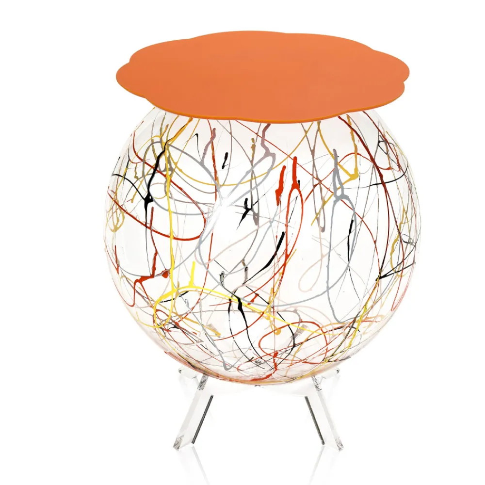 Viadurini Living Nachttische|Moderne Couchtische-Vielseitiger Nachttisch aus recycelbarem farbigem Plexiglas - Paolone