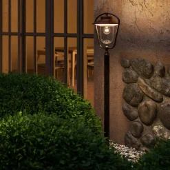 Il Fanale Gartenlampion-Vintage Außenlaterne aus Kupfer und Messing, 2 Höhen - Calmaggiore von