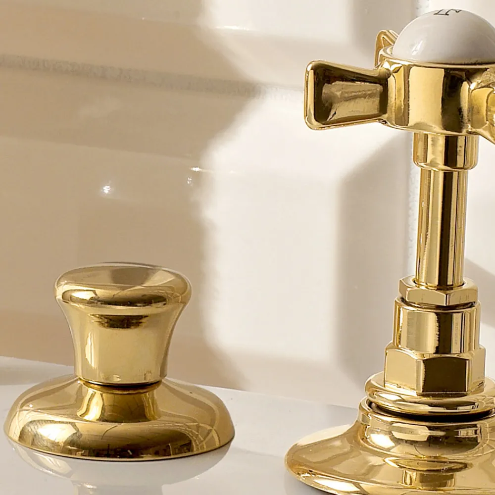 Viadurini Bathroom Bidetarmaturen-Vintage Bidetarmaturen aus Messing Interne Lieferung Made in Italy - Katerina