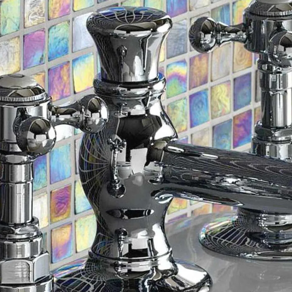 Viadurini Bathroom Bidetarmaturen-Vintage Bidetarmaturen aus Vintage Messing mit 3 Löchern Made in Italy - Elisea