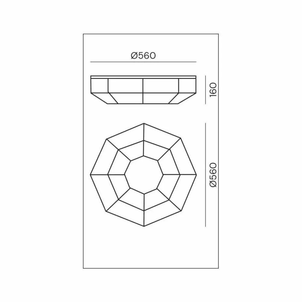 Il Fanale Vintage Deckenleuchten-Vintage Deckenlampe aus brüniertem Messing und Glas 2 Größen - Bound von