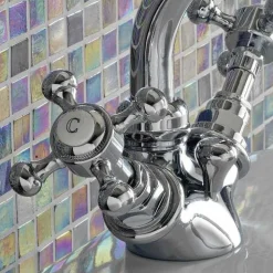 Viadurini Bathroom Bidetarmaturen-Vintage Einloch-Bidetmischer aus Messing Made in Italy - Elisea