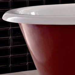 Viadurini Bathroom Freistehende Badewannen-Vintage freistehende Badewanne mit gusseisernen Füßen, Made in Italy - Naike