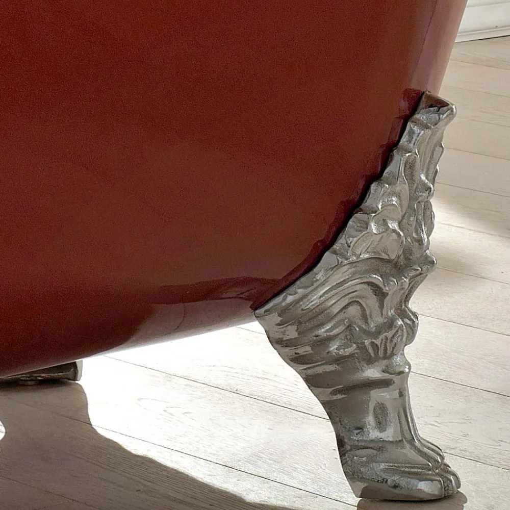 Viadurini Bathroom Freistehende Badewannen-Vintage freistehende Badewanne mit gusseisernen Füßen, Made in Italy - Naike