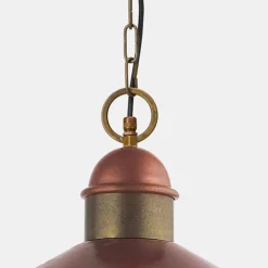 Il Fanale Pendelleuchten Vintage-Vintage Hängelampe aus Messing und Kupfer mit Kette - Borgo von