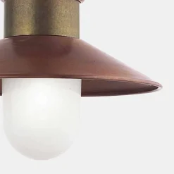 Il Fanale Pendelleuchten Vintage-Vintage Hängelampe aus Messing und Kupfer mit Kette - Borgo von