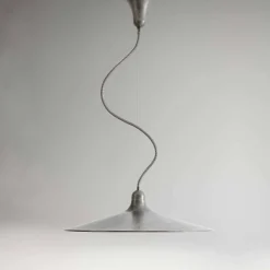 Aldo Bernardi Pendelleuchten Vintage-Vintage Hängeleuchte aus Alluminium Made in Italy – Sassmaòr