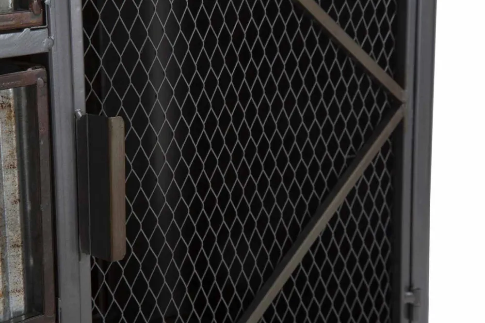 Viadurini Living Sideboards-Vintage Industrial Design Wohnzimmer Sideboard aus Eisen und Holz - Akimi