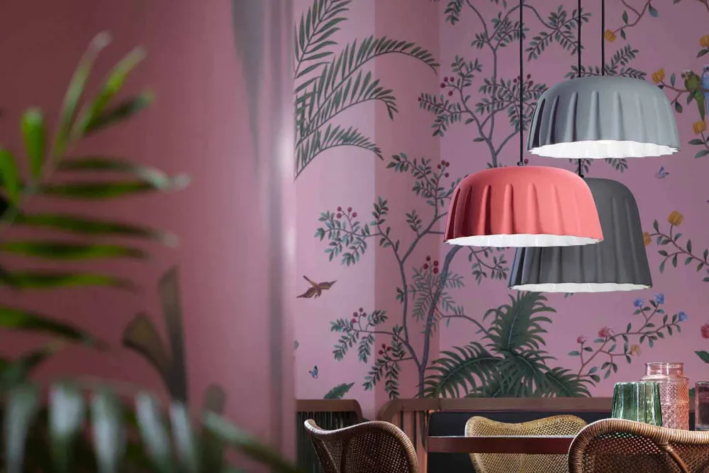 Ferroluce Pendelleuchten Vintage-Vintage Keramik Hängelampe Made in Italy - Madame Grès