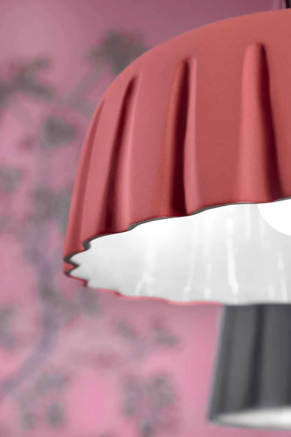 Ferroluce Pendelleuchten Vintage-Vintage Keramik Hängelampe Made in Italy - Madame Grès