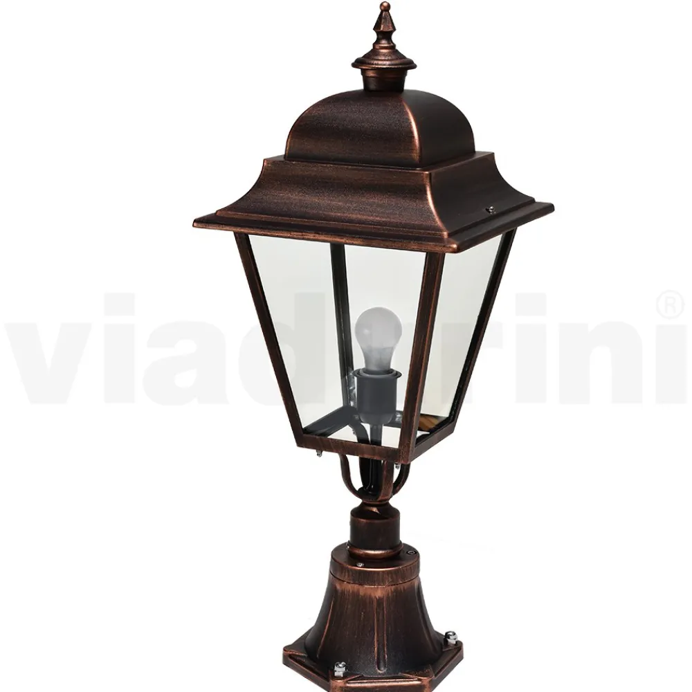 Viadurini Lighting Gartenlampion-Vintage Steh-Gartenlampe aus Aluminium, hergestellt in Italien – Bonaria