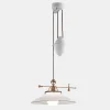 Il Fanale Pendelleuchten Vintage-Vintage Ups and Downs Lampe aus Muranoglas und Messing - Country von