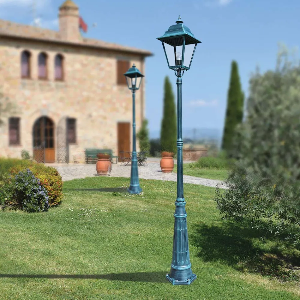 Viadurini Lighting Gartenlampion-Vintage-Außenlampe aus Aluminium, hergestellt in Italien – Bonaria