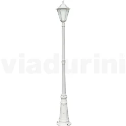 Viadurini Lighting Gartenlampion-Vintage-Außenlampe aus weißem Aluminium, hergestellt in Italien – Terella