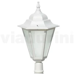 Viadurini Lighting Gartenlampion-Vintage-Außenlampe aus weißem Aluminium, hergestellt in Italien – Terella