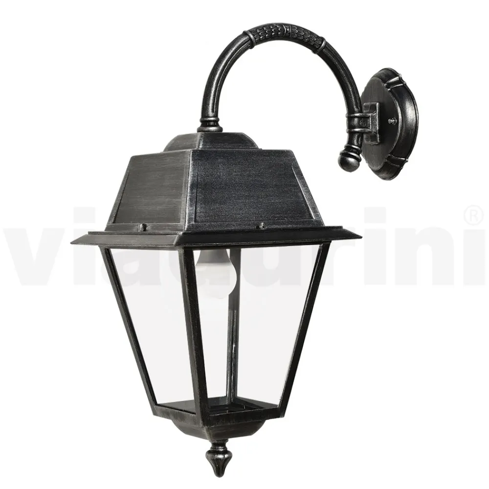 Viadurini Lighting Garten-Wandlampen-Vintage-Außenwandleuchte aus Aluminium, hergestellt in Italien – Doroty