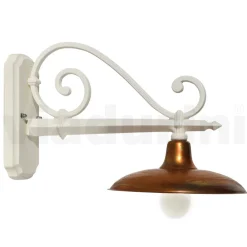 Viadurini Lighting Garten-Wandlampen-Vintage-Außenwandleuchte aus Aluminium und Messing, hergestellt in Italien – Adela