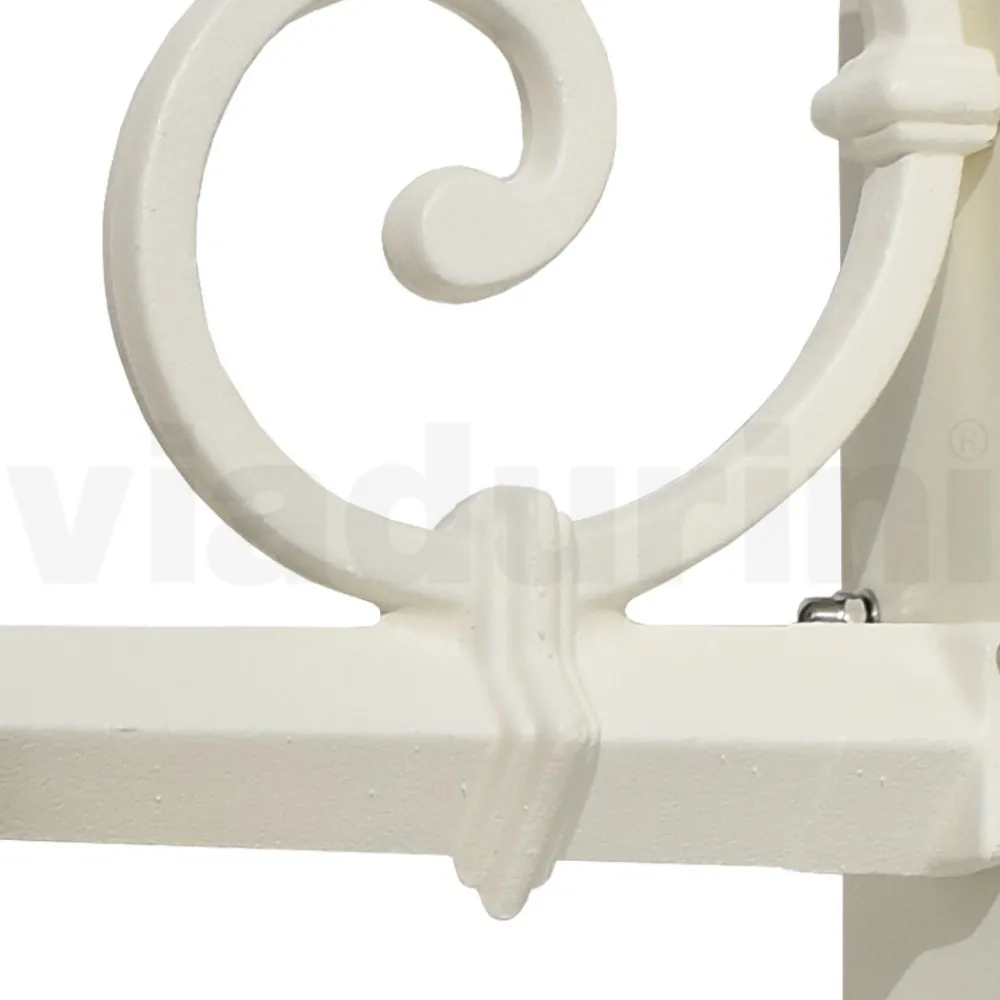 Viadurini Lighting Garten-Wandlampen-Vintage-Außenwandleuchte aus Aluminium und Messing, hergestellt in Italien – Adela