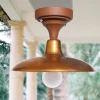 Viadurini Lighting Gartenlaternen-Vintage-Deckenleuchte für den Außenbereich aus Aluminium und Messing, hergestellt in Italien – Adela