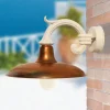 Viadurini Lighting Garten-Wandlampen-Vintage-Gartenapplikation aus Aluminium und Messing, hergestellt in Italien – Adela