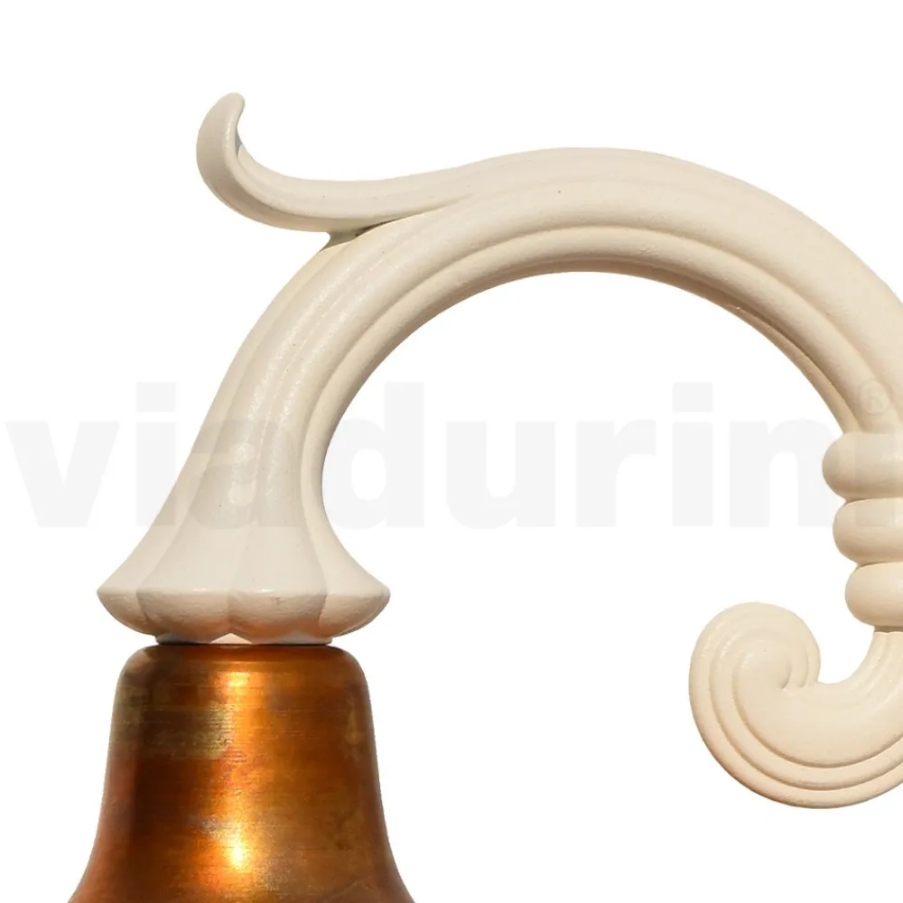 Viadurini Lighting Garten-Wandlampen-Vintage-Gartenapplikation aus Aluminium und Messing, hergestellt in Italien – Adela