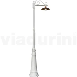 Viadurini Lighting Gartenlampion-Vintage-Gartenlampe aus Aluminium und Messing, hergestellt in Italien – Adela