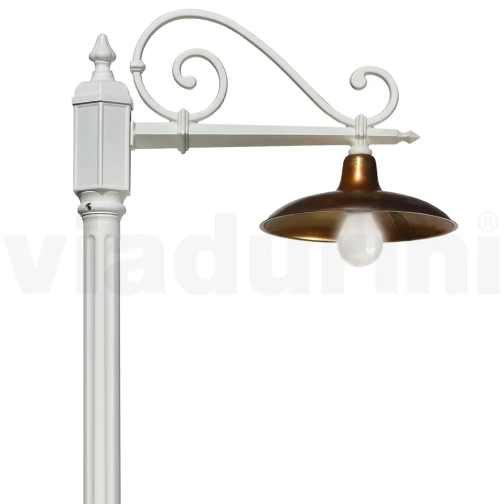 Viadurini Lighting Gartenlampion-Vintage-Gartenlampe aus Aluminium und Messing, hergestellt in Italien – Adela